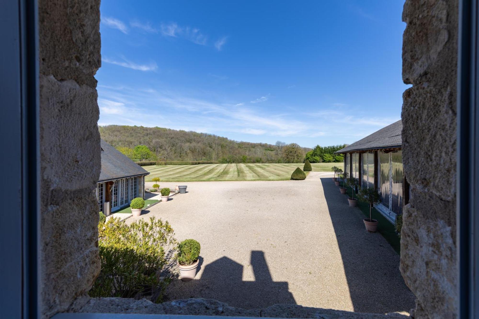 Chateau De Mazieres Tendu Bagian luar foto