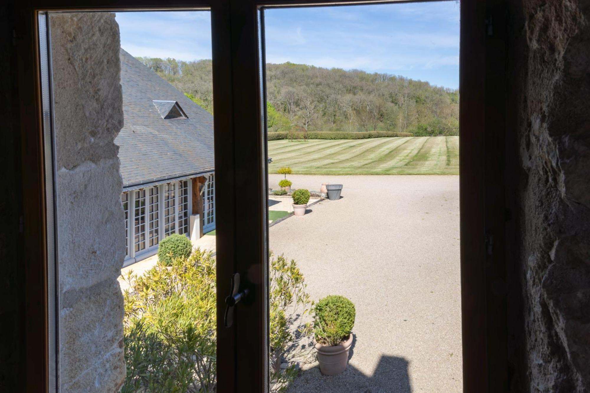 Chateau De Mazieres Tendu Bagian luar foto